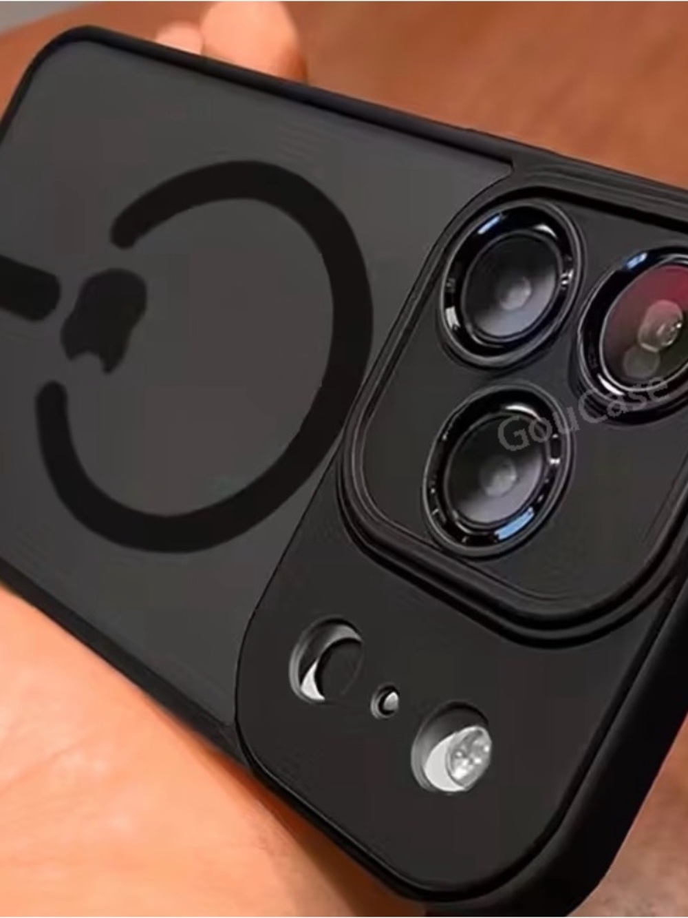 Matte Black iPhone Camera Protective Case iPhone 17 pro max